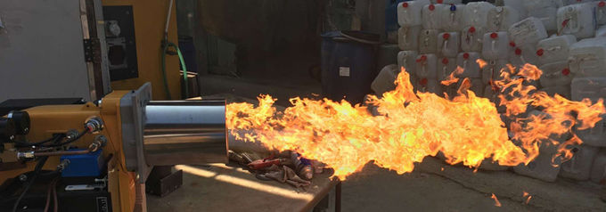 Patentato bruciatore di olio senza fumo a boccaglio di sifone a due fasi con rilevatore di fiamme 0