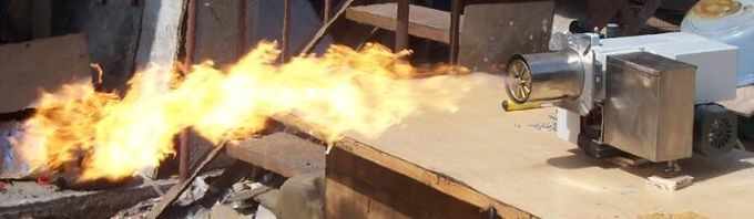 Bruciatore residuo dell'olio vegetale della soia 150-200 chilowatt con una precauzione di tre cassaforte