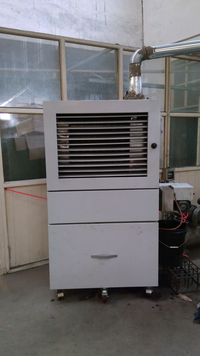 Riscaldatore di olio da cucina ecologico 12000 M3 / H Air Output con motore ventilatore da 0,6 Kw 0