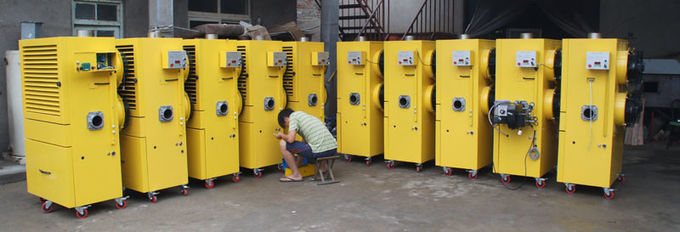 400000 Btu riscaldatore a combustione di olio di scarico 0,6 Kw Motore ventilatore OEM / ODM Disponibile 0