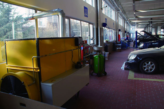 Giallo 300 kg scarico di olio motore riscaldatore resistente all'usura Pressione di lavoro di 8 bar 0